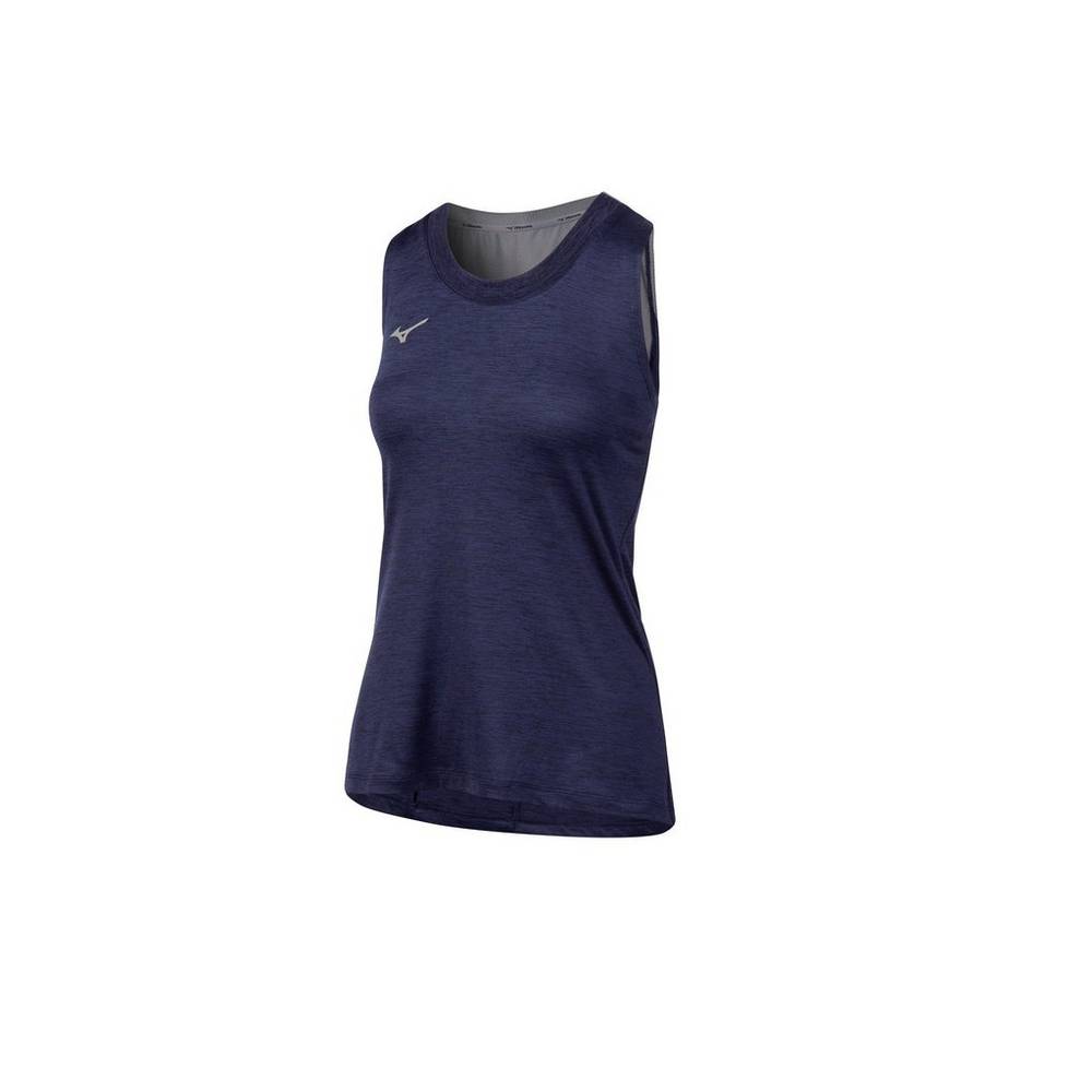 Womens Mizuno Alpha Tank Top Navy Philippines (GQXAYB873)